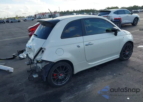 2016 Fiat 500 Abarth z USA, uszkodzony, nr VIN 3C3CFFFH2GT184581